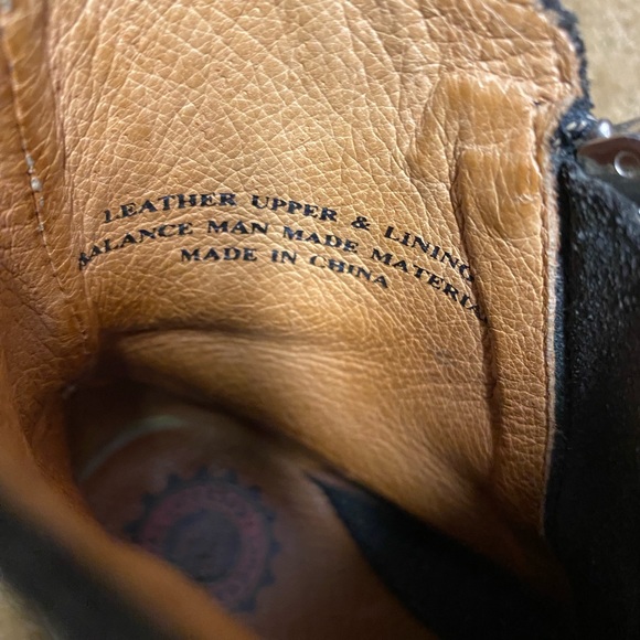 Harley Davidson biker boots black leather double zip chunky size 6.5 like new! - Picture 10 of 16